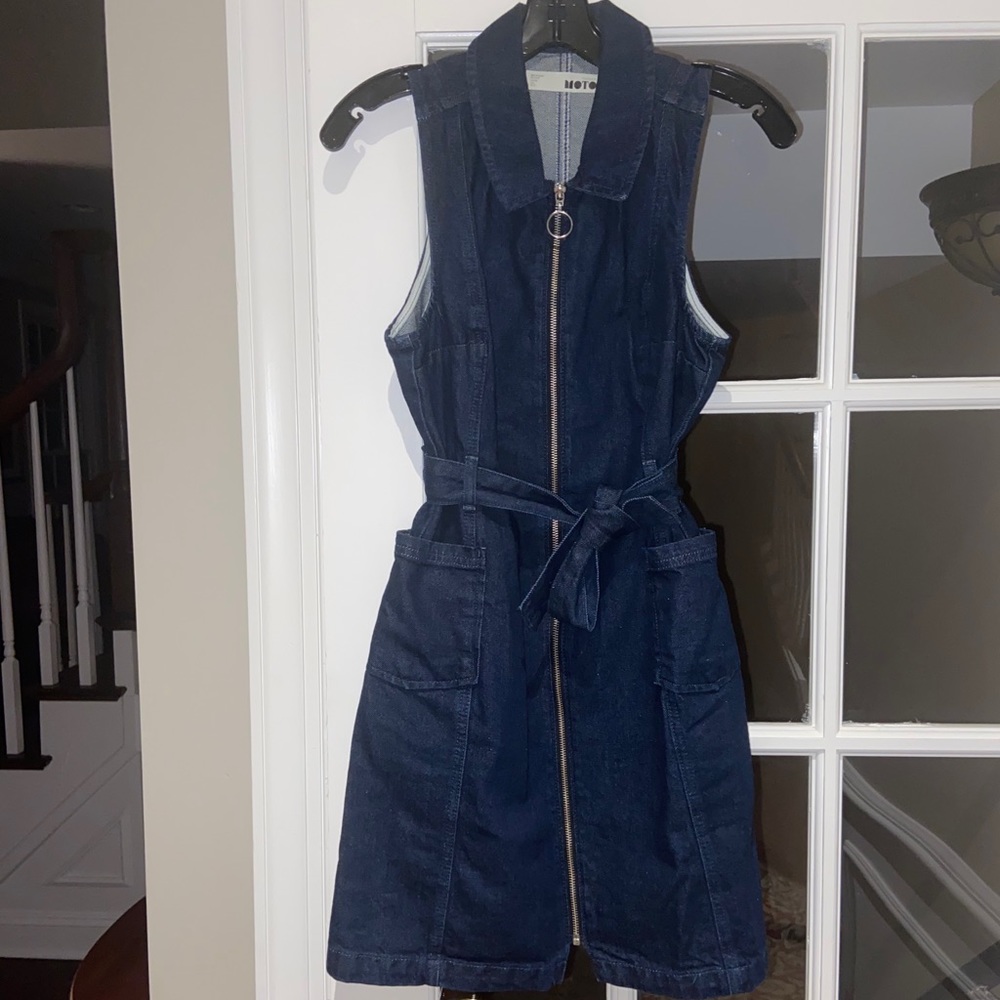 TOPSHOP denim dress